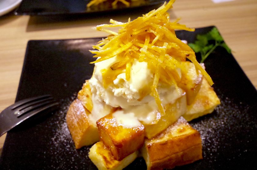 芋恋花の安納芋のフレンチトーストセット