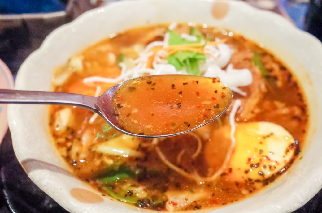 マジックスパイス名古屋店のスープカレーのスープ